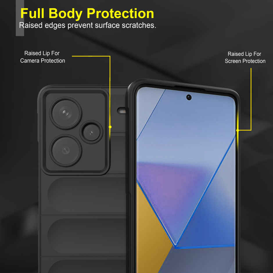 Zapcase Back Cover for Mi Redmi Note 13 Pro Plus 5G | Magic-Black