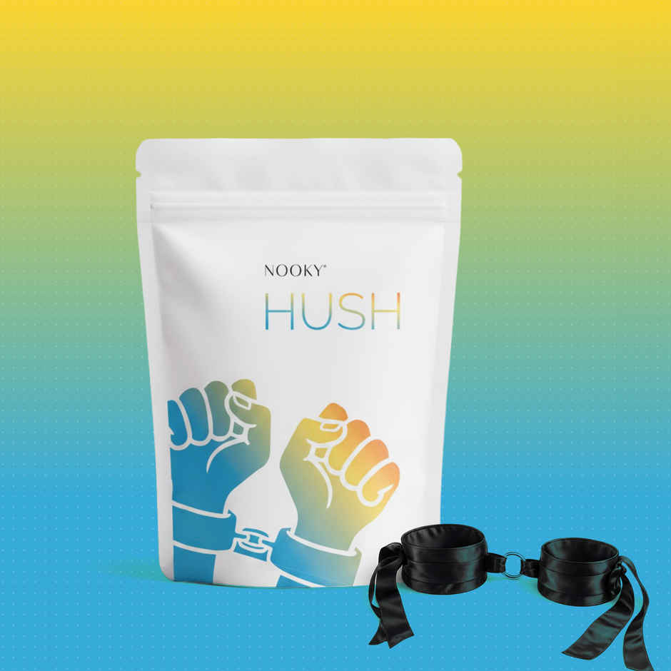 Nooky Hush Intimacy Cuffs Soft Comfortable Couple Play Accessory