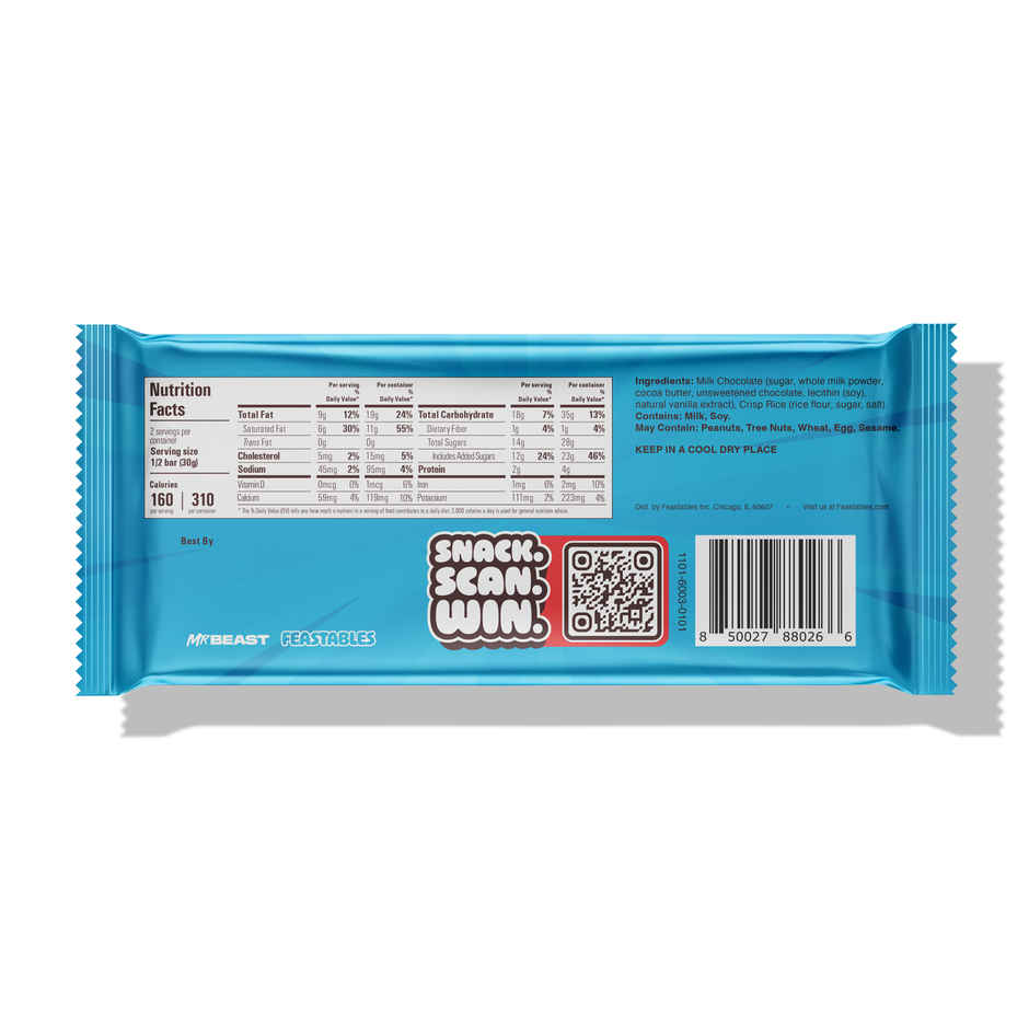 Mr Beast Feastables Peanut Butter Chocolate