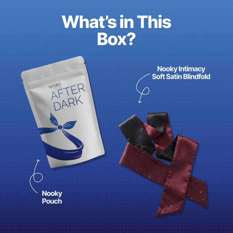 Nooky After Dark Couple Blindfold Soft Satin Sensory Eye Mask