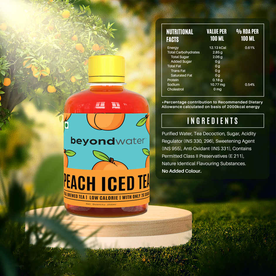 Beyond Water Peach Iced Tea