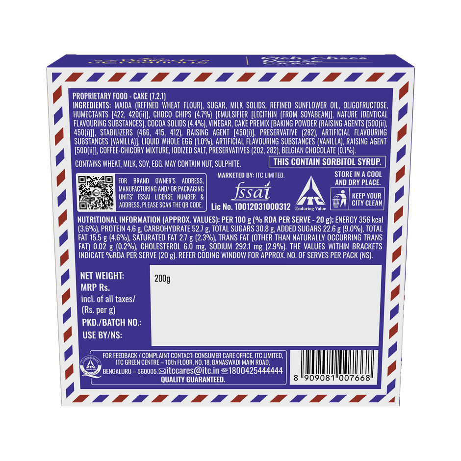 Baked Creation Rich Choco Dense Bundt Cake