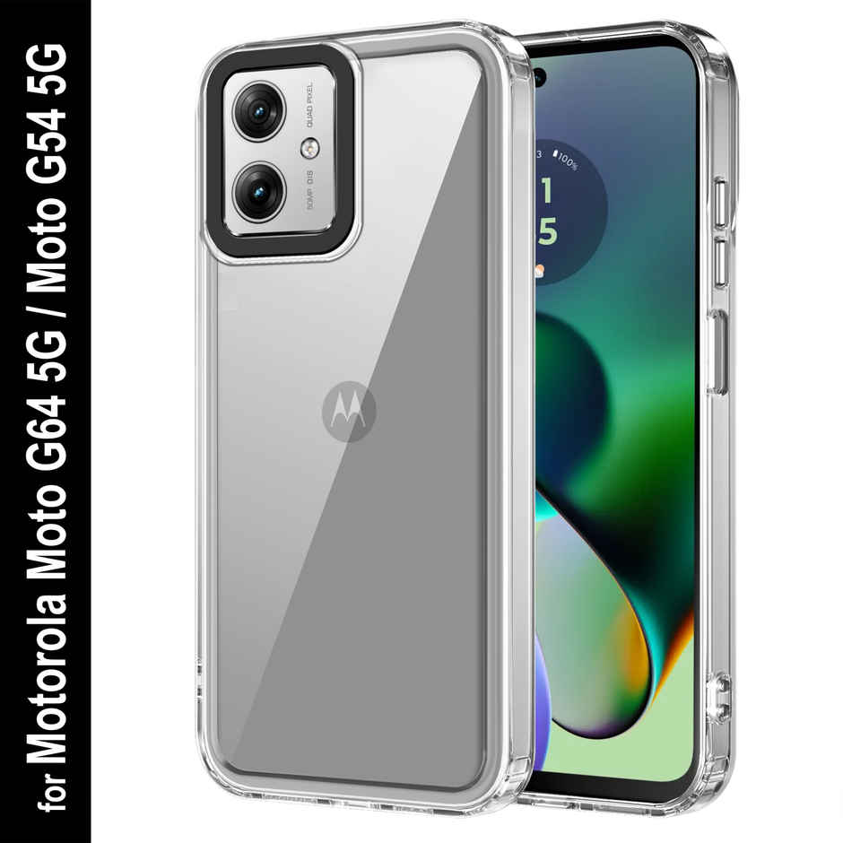 Zapcase Back Cover for Motorola g64 5G | Moto g64 5G | Space-Clear