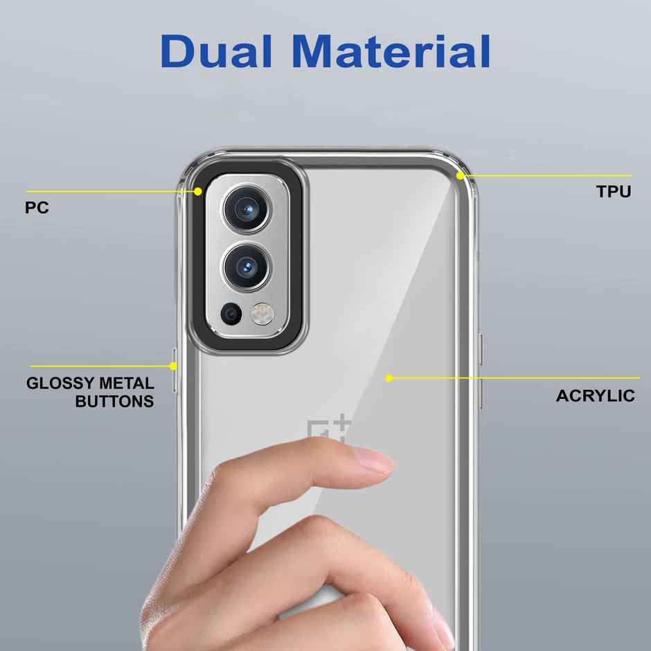 Zapcase Back Cover for OnePlus Nord 2 5G | Space-Black