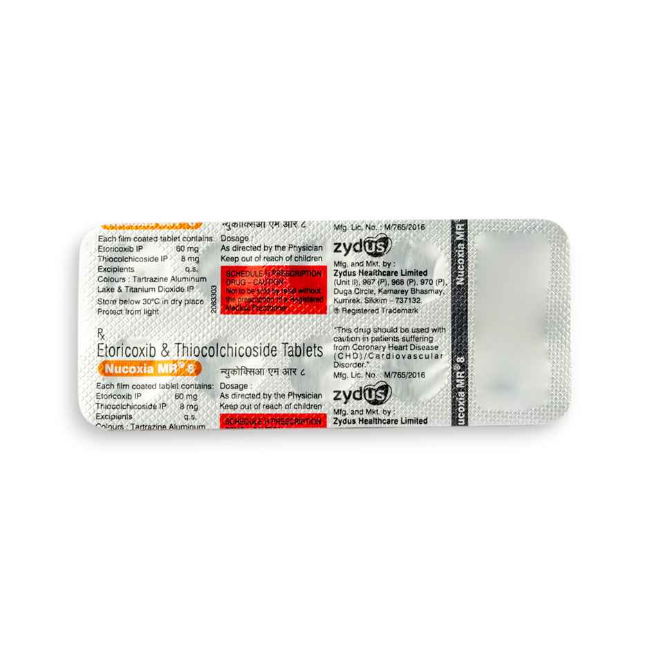 Nucoxia MR 8 Tablet