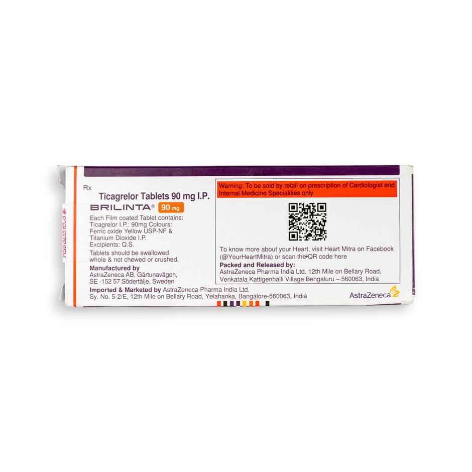 Brilinta 90mg Tablet