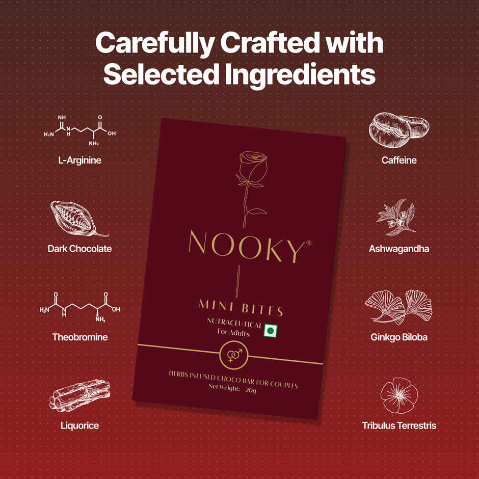 Nooky Crave 2 in 1 Intimacy Kit Silicone Plug and Aphrodisiac Chocolate