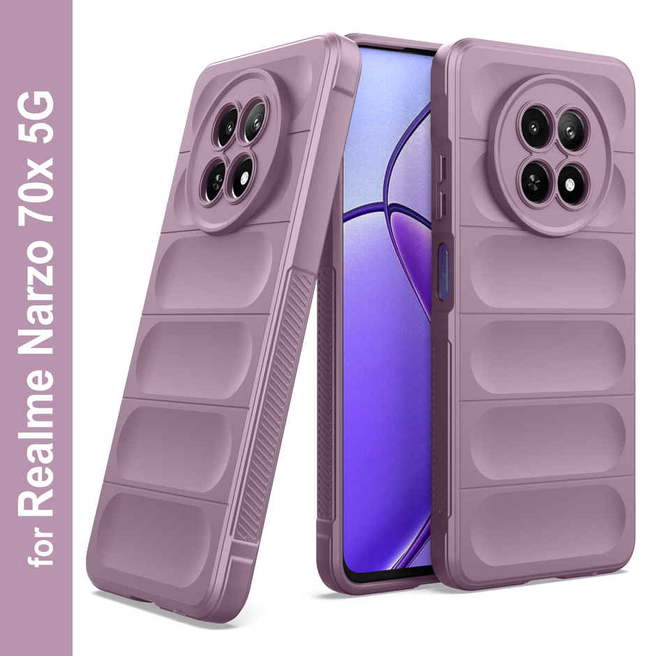 Zapcase Back Cover for Realme Narzo 70x 5G | Magic-Lavender