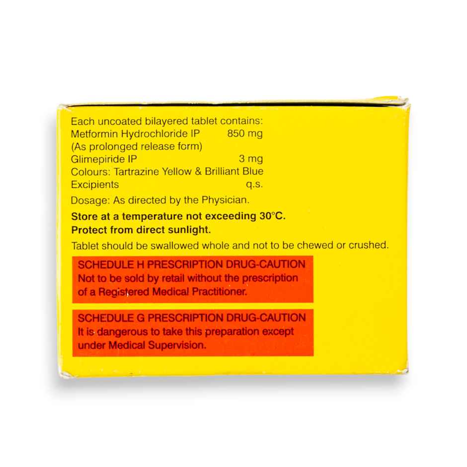 Glycomet-GP 3/850 Tablet PR