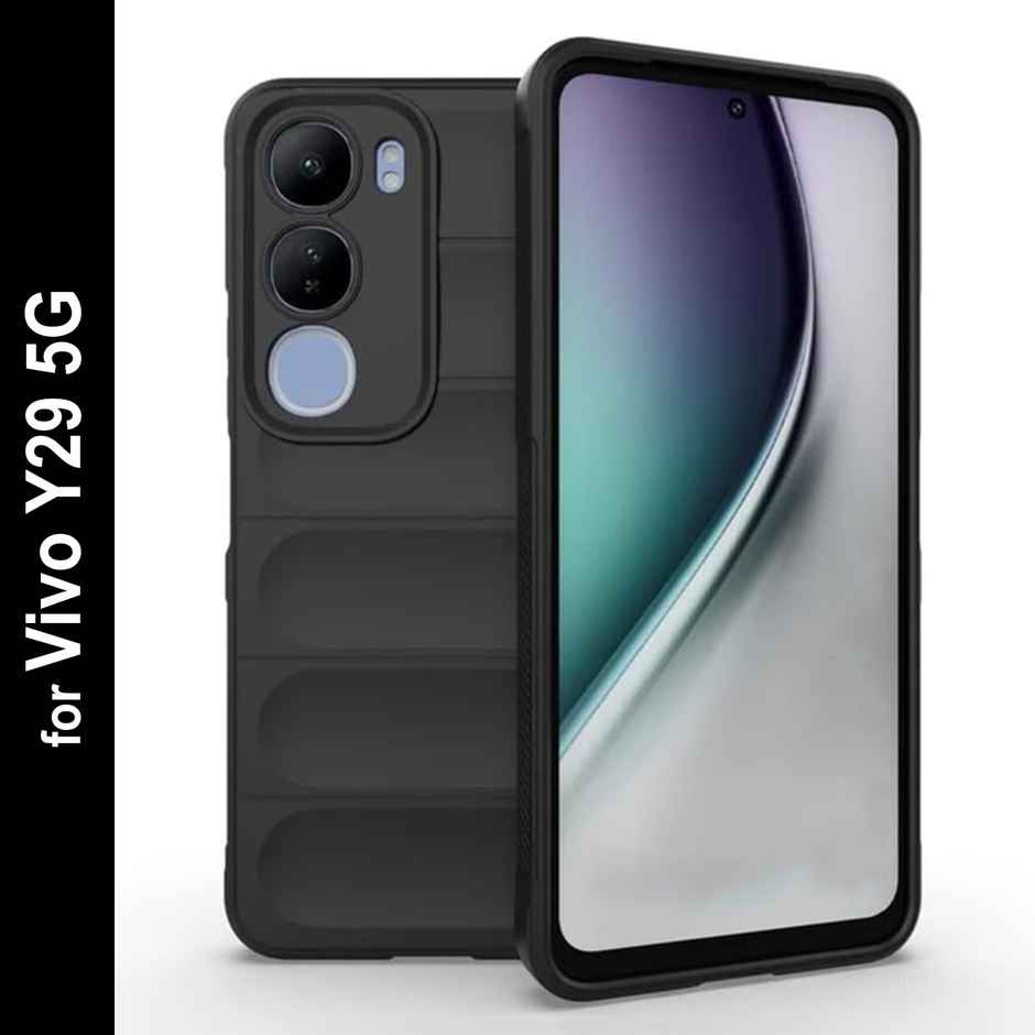 Zapcase Back Cover for Vivo Y29 5G | Magic-Black