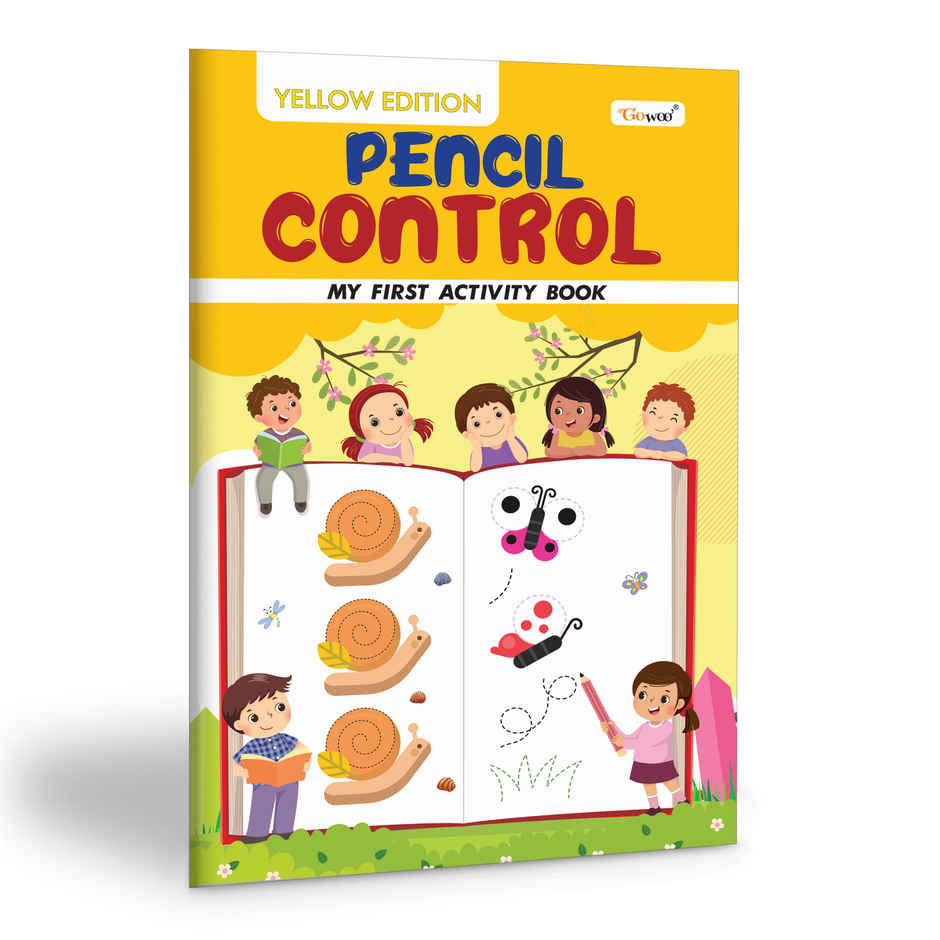 My First Activity Book Pencil Control | Writing Practice Book For Children - Yellow Edition