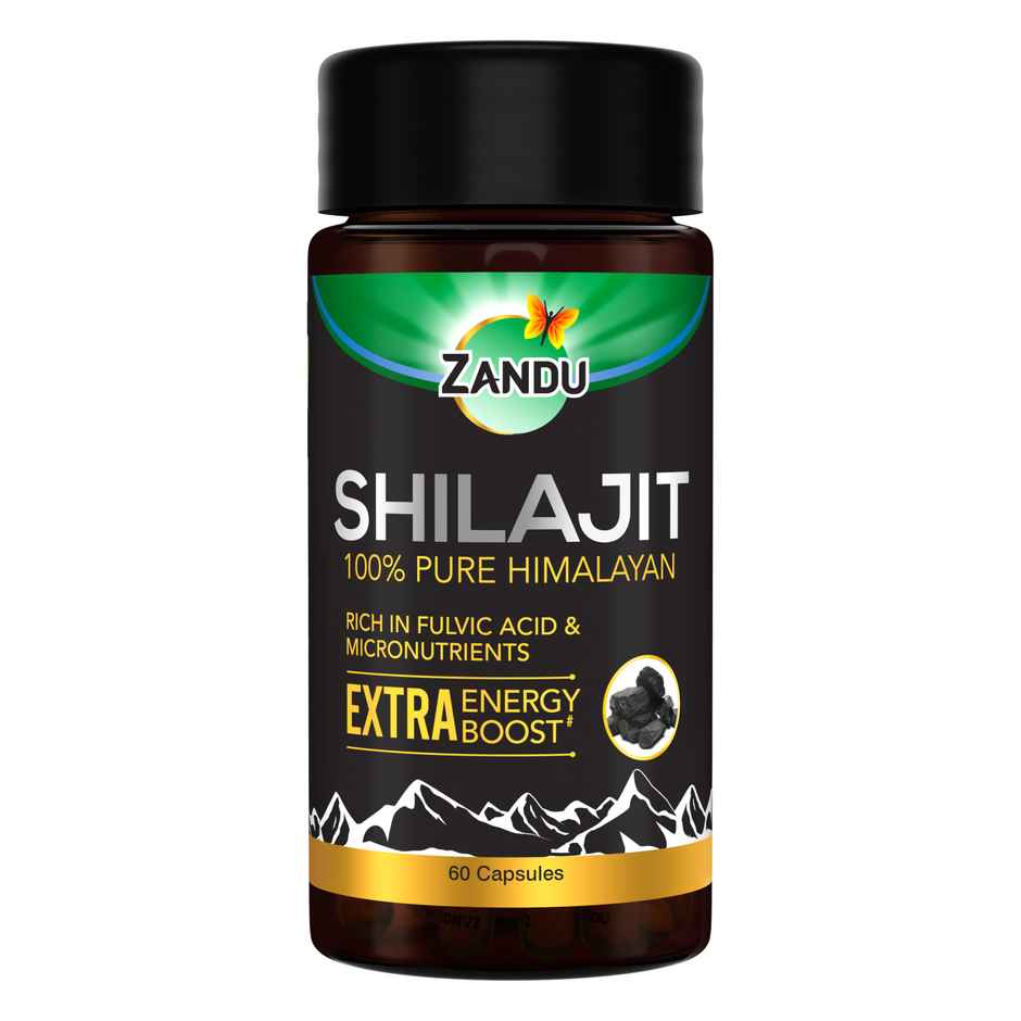 Zandu Shilajit Pure Herbs Himalayan Shilajit, Boosts Immunity, Strength and Stamina