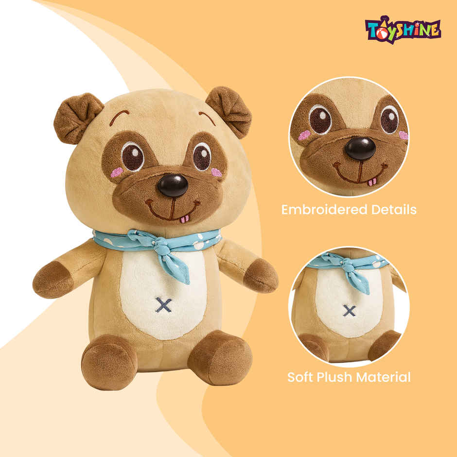 Spanker Bear Soft Toy | Ultra Soft Plush Teddy for Kids Decor - 27 cm