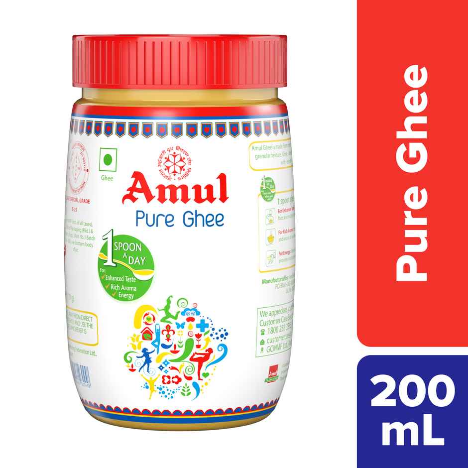 Amul Pure Ghee Pet | Jar Combo