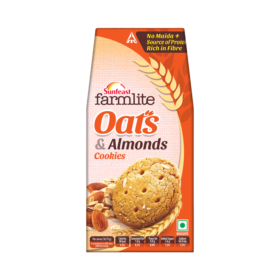 Sunfeast Farmlite Oats & Almonds Cookies