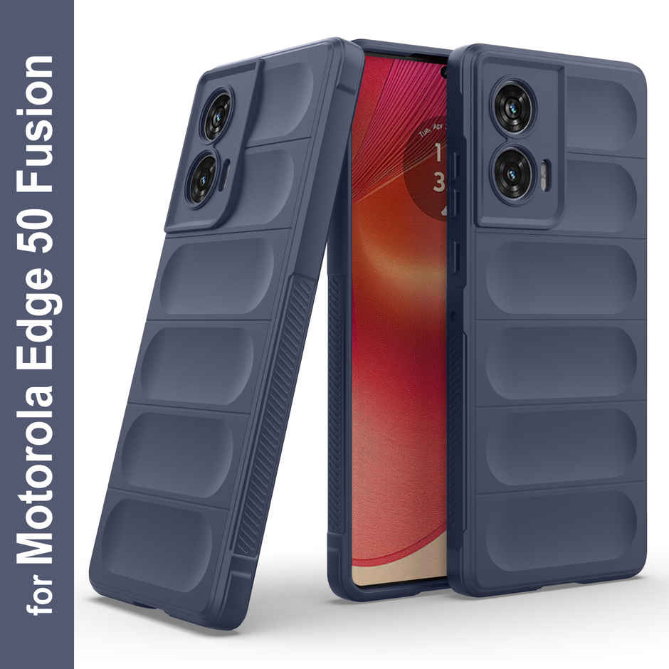 Zapcase Back Cover for Motorola Edge 50 Fusion | Magic-Sapphire
