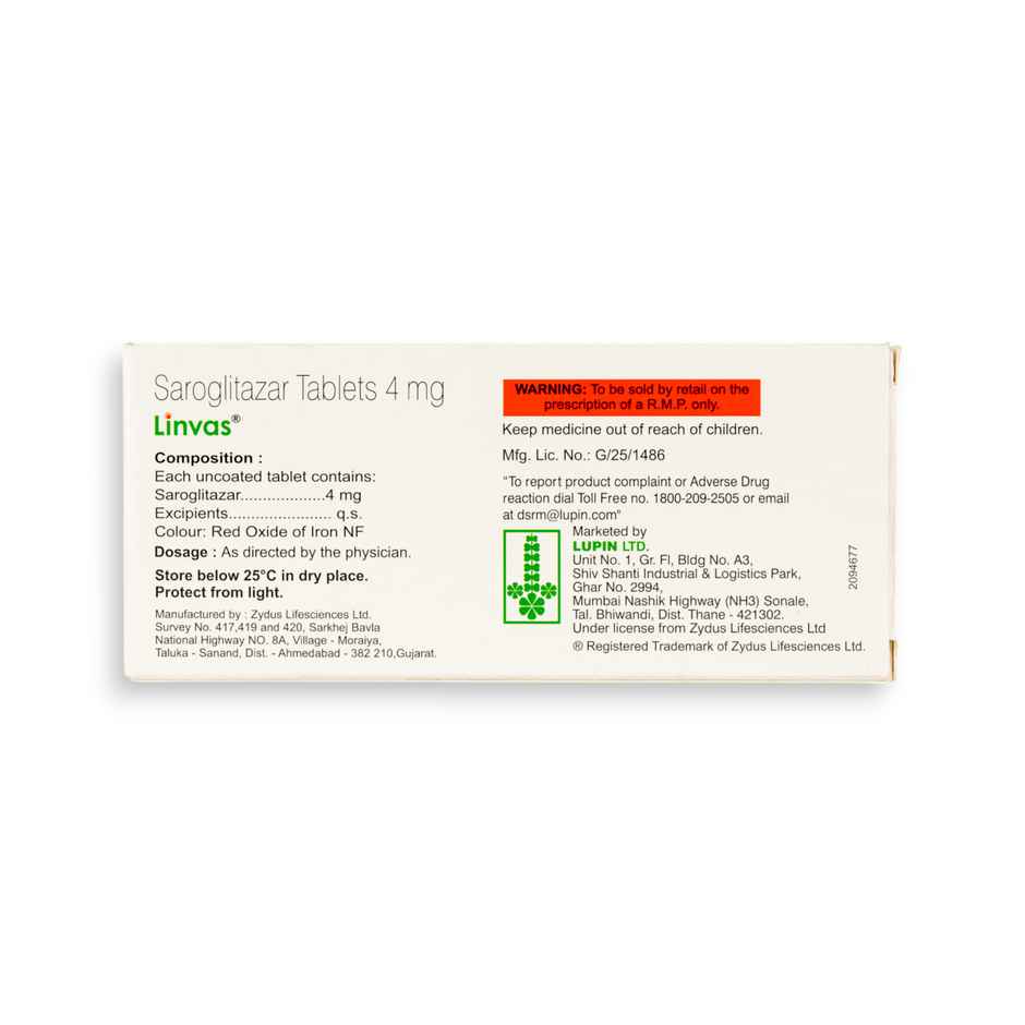 Linvas 4mg Tablet