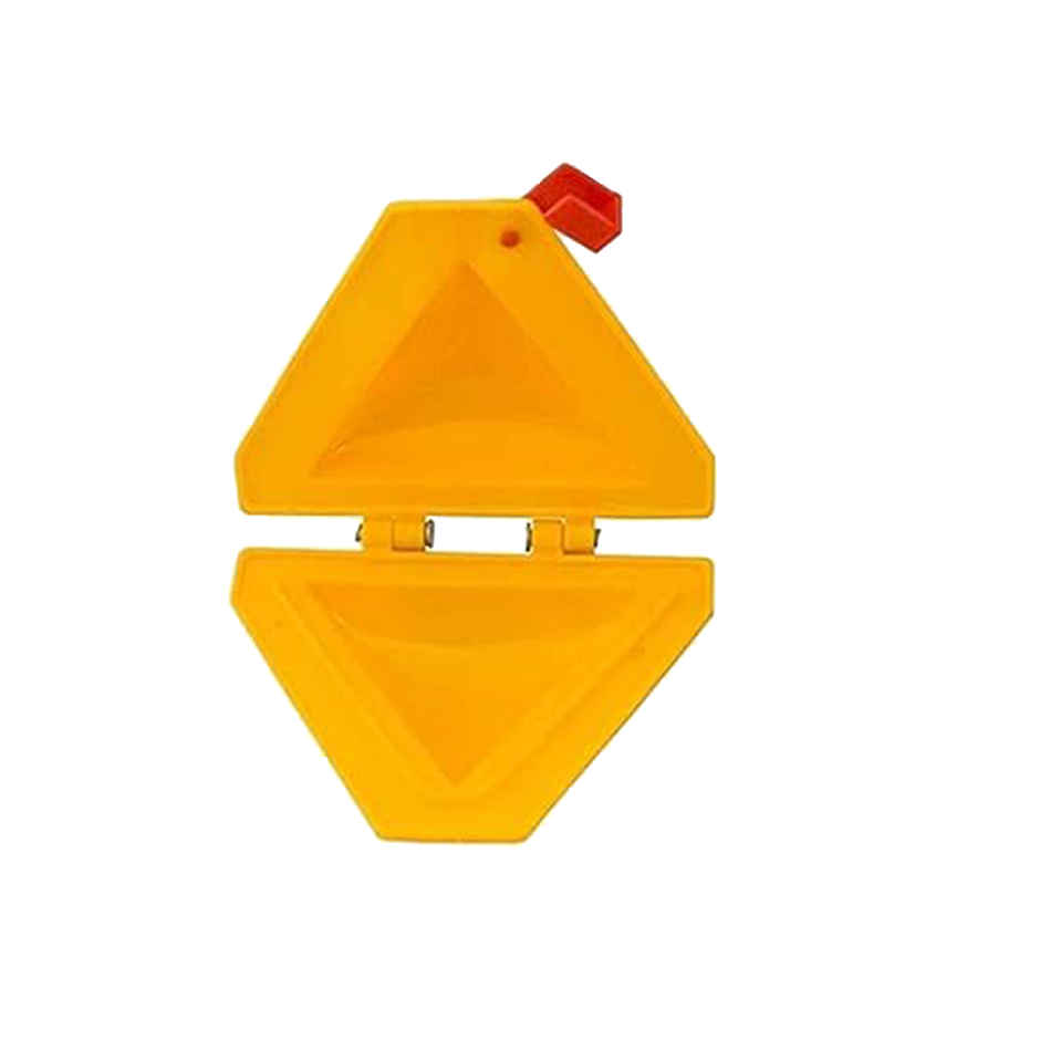 Hazel Plastic Samosa Maker Mould, Yellow | Easy Samosa Mould For Perfect Shaping