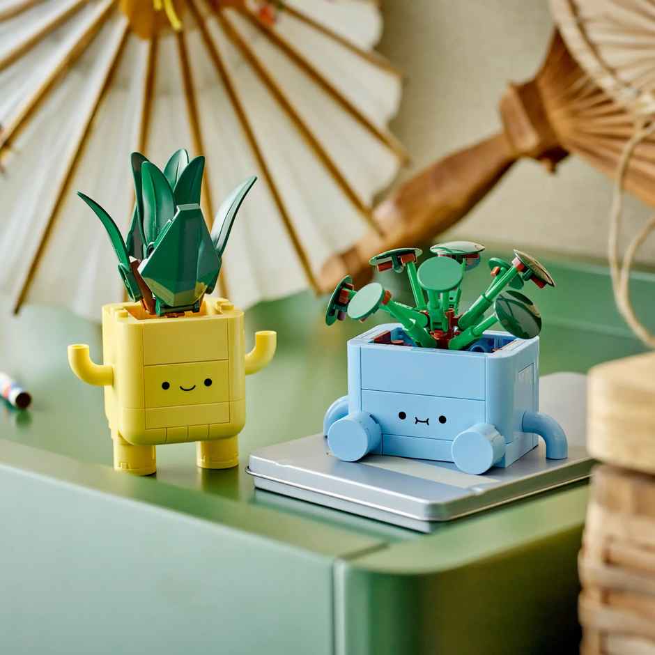 LEGO Botanicals Happy Plants Shelf Decor 10349