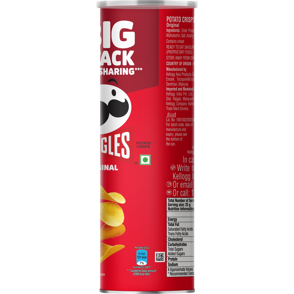 Pringles Potato Chips Original Flavour