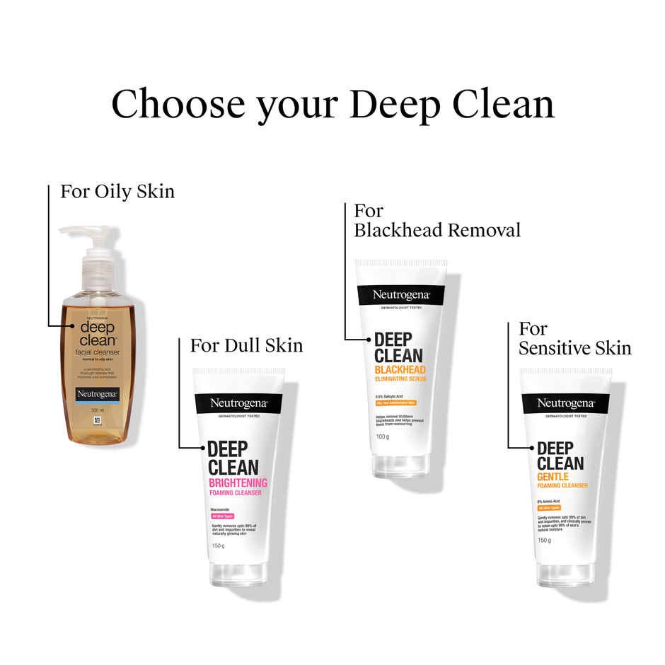 Neutrogena Deep Clean Blackhead Eliminating Daily Scrub