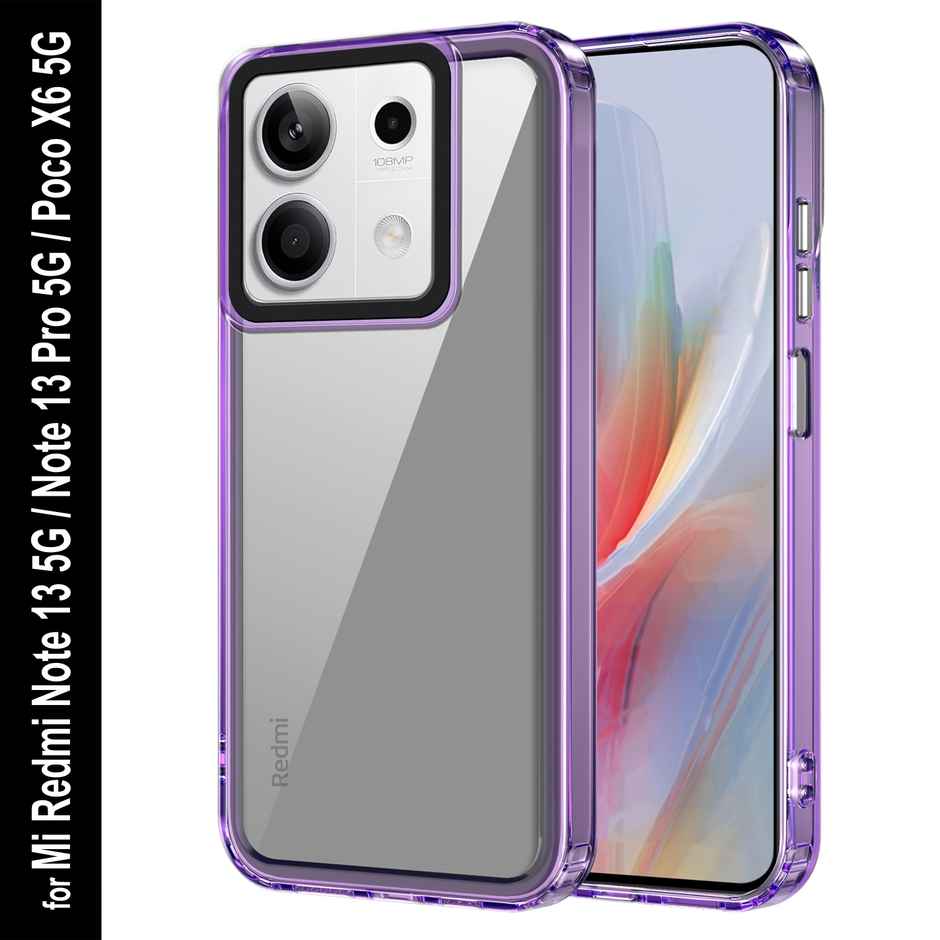 Zapcase Back Cover for Mi Redmi Note 13 5G | Space-Purple