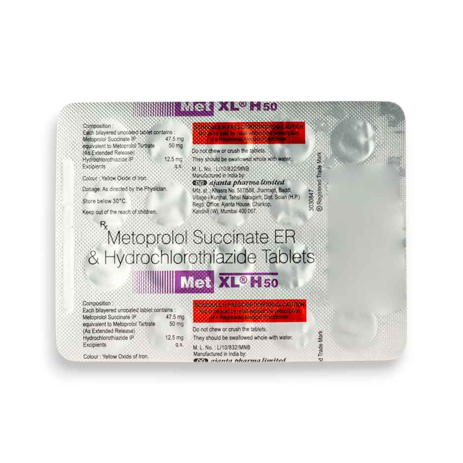 Met XL H 50 Tablet ER