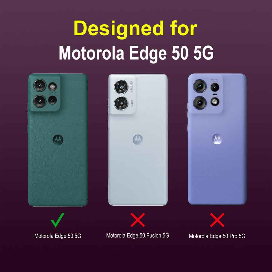 Zapcase Back Cover for Motorola Edge 50 | Magic-Lavender