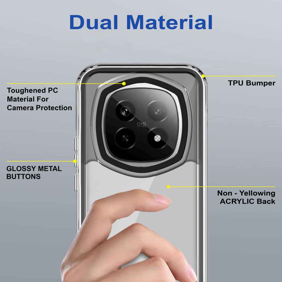 Zapcase Back Cover for Realme P2 Pro 5G | Space-Black