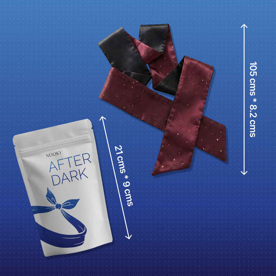Nooky After Dark Couple Blindfold Soft Satin Sensory Eye Mask