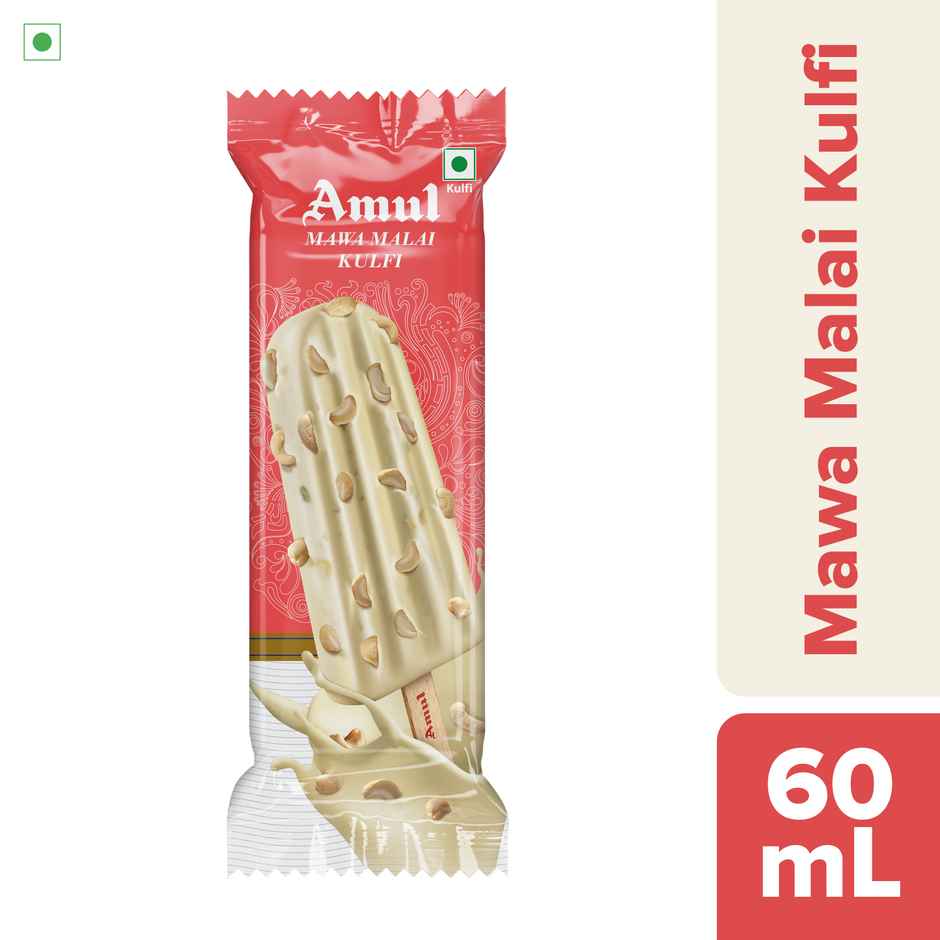 Amul Mawa Malai Kulfi Icecream Stick
