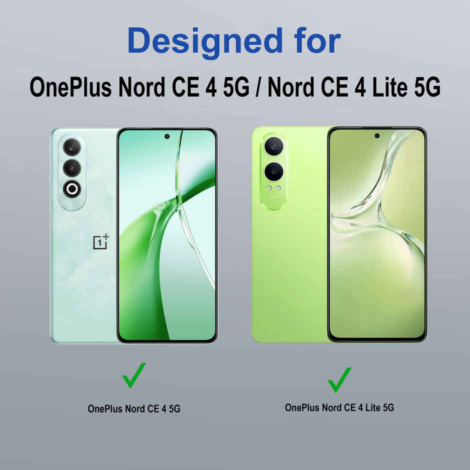 Zapcase Back Cover for OnePlus Nord CE 4 5G | Space-Black