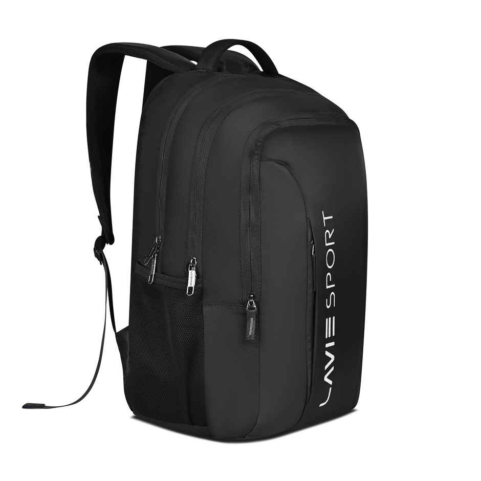 Lavie Sport Unisex Squad 34 L Laptop Backpack| Fits Upto 15 Inch Laptop | Black