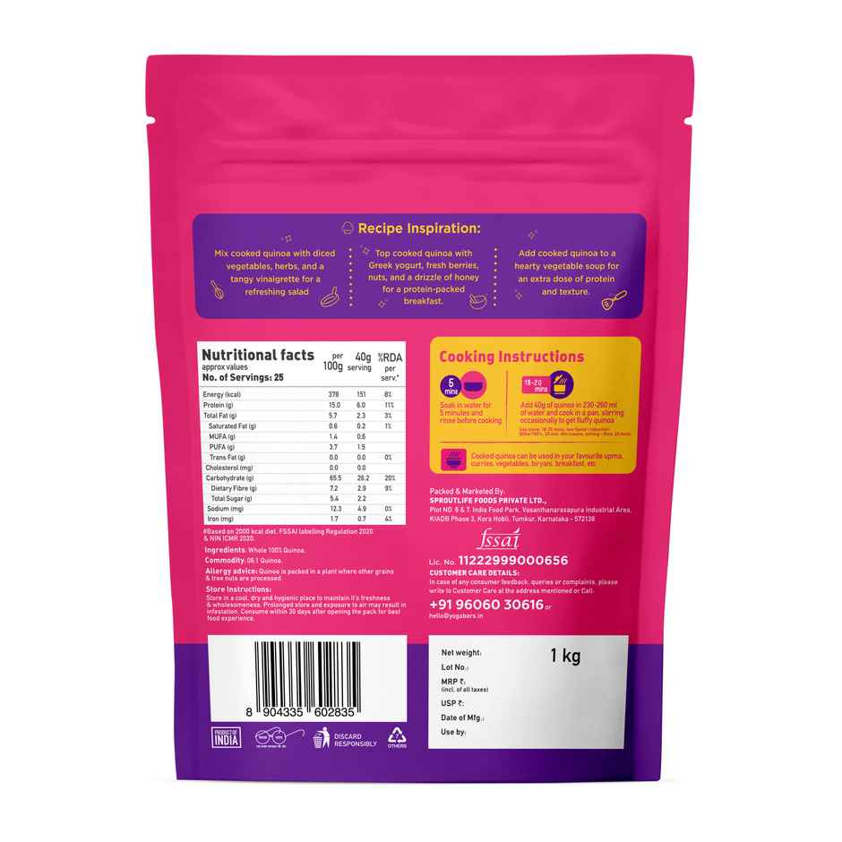 Yoga Bar Whole Quinoa - Gluten Free Quinoa Grain