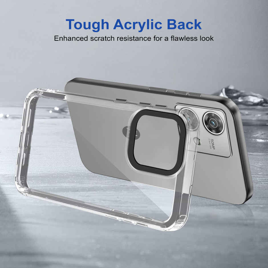 Zapcase Back Cover for Motorola G84 5G | Space-Clear