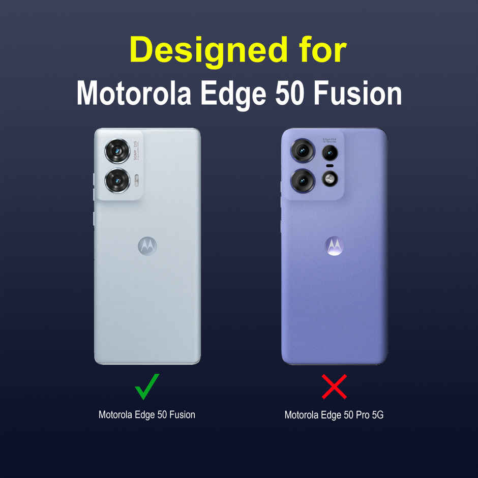 Zapcase Back Cover for Motorola Edge 50 Fusion | Magic-Sapphire