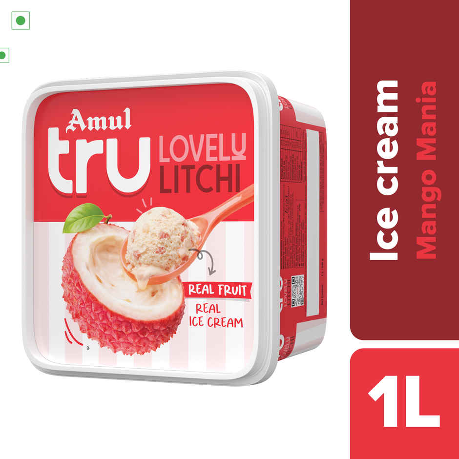Amul Tru Lovely Litchi Ice Cream Tub