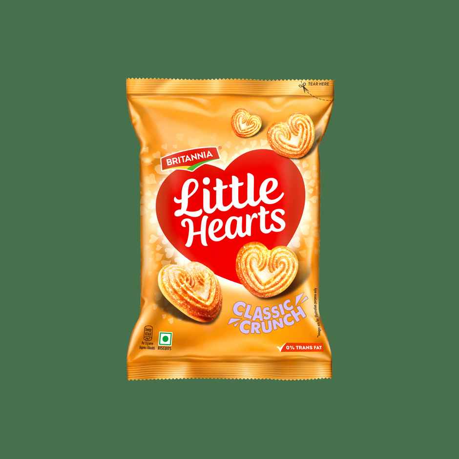 Britannia Little Hearts Classic Crunch Biscuits | Knit pack