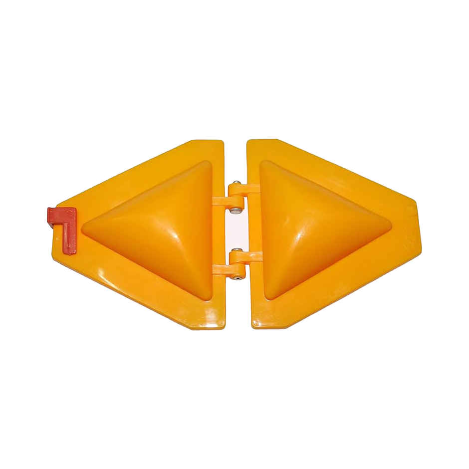 Hazel Plastic Samosa Maker Mould, Yellow | Easy Samosa Mould For Perfect Shaping