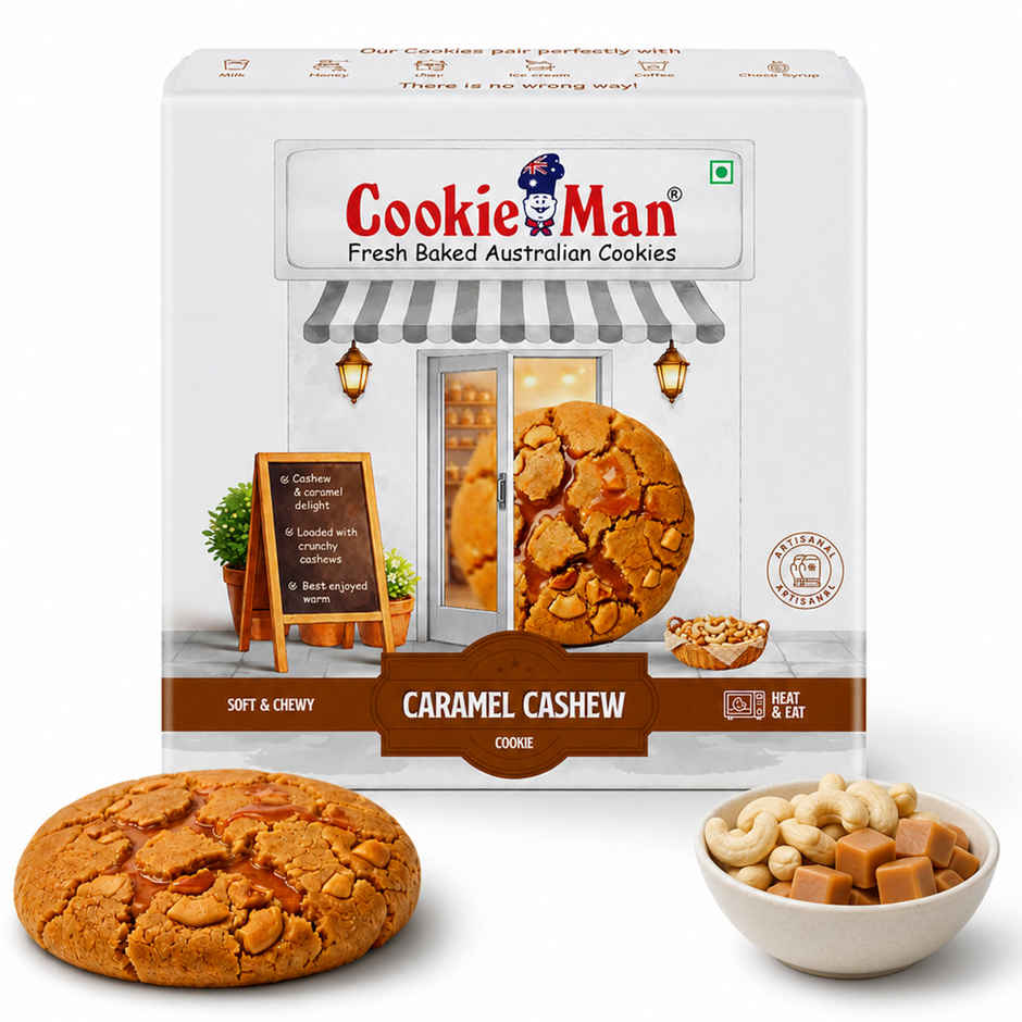 CookieMan Caramel Cashew Soft Dessert Cookie