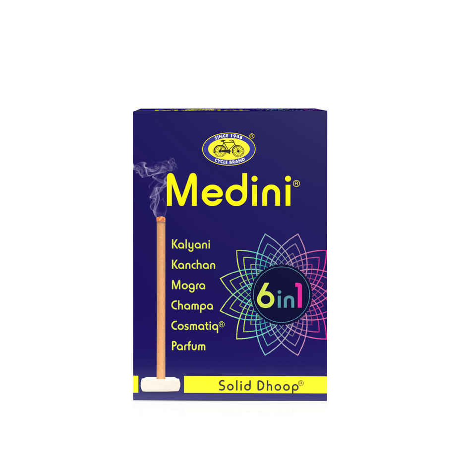 Cycle Medini 6 in 1 Solid Dhoop Sticks | From House of Cycle