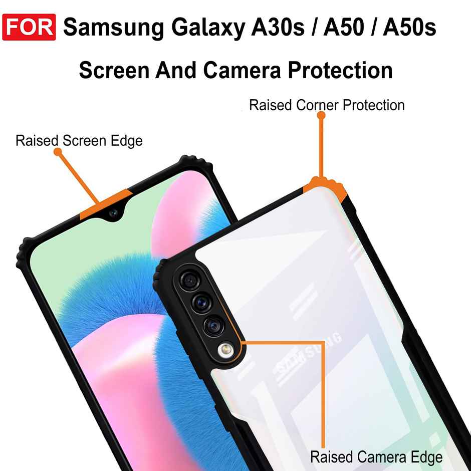 Zapcase Back Cover for Samsung Galaxy A50 | A50s | A30s | Matte-Black