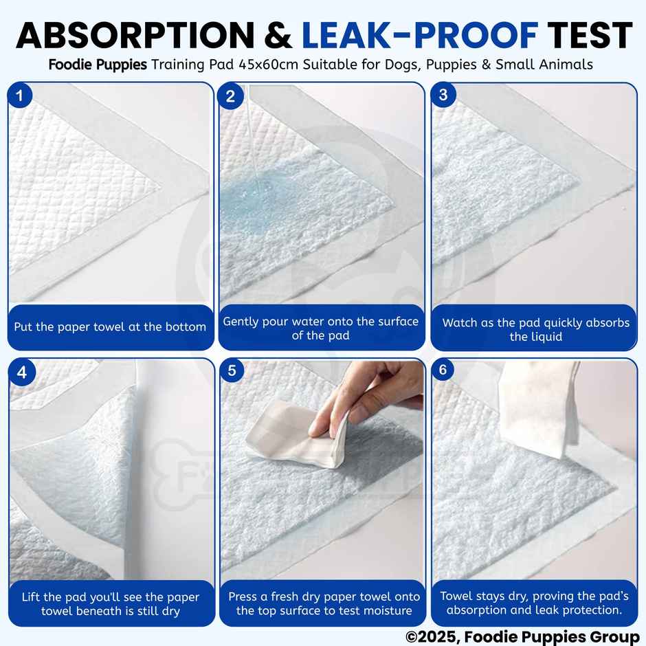 Foodie Puppies Pee and Potty Training Pads for Dogs and Cats | 45 x 60 cm