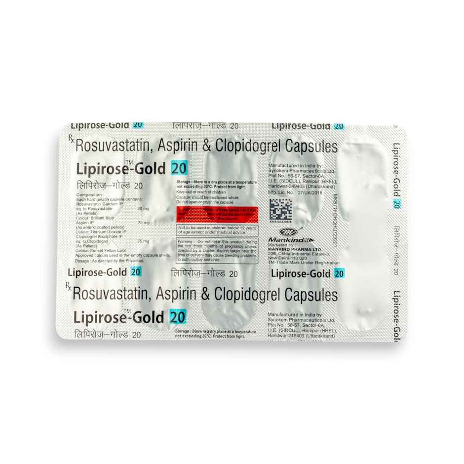 Lipirose-Gold 20 Capsule