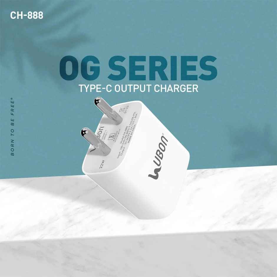 UBON 22W Fast Charging | PD Charger | Type C Port