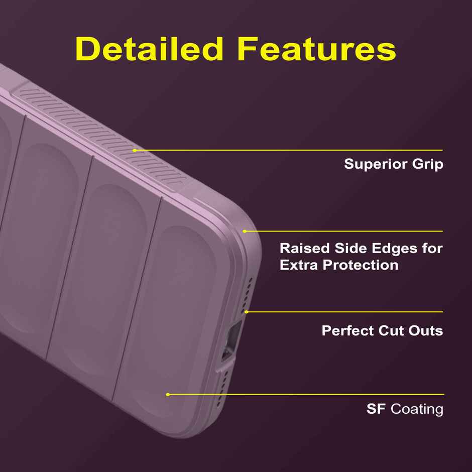 Zapcase Back Cover for OnePlus Nord 4 5G | Magic-Lavender