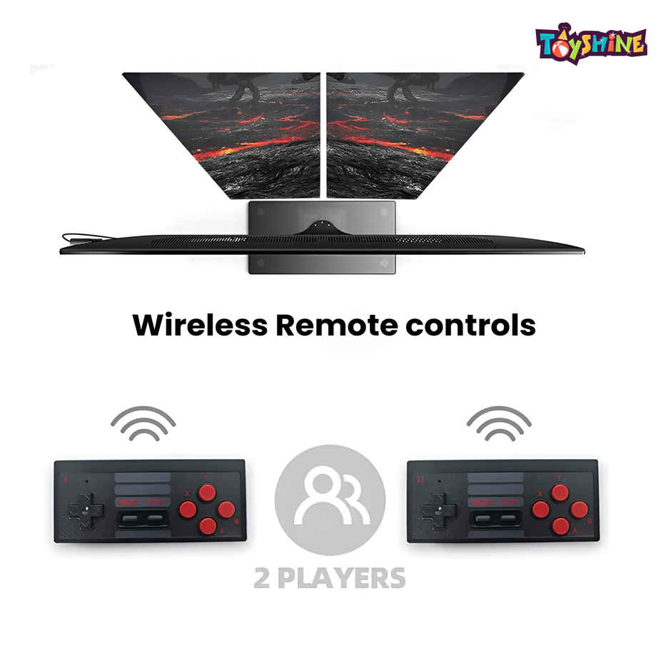 Toyshine Plug And Play Wireless Hd 1080P Tv Video Game For Kids Game Stick Dongle (Multicolor)