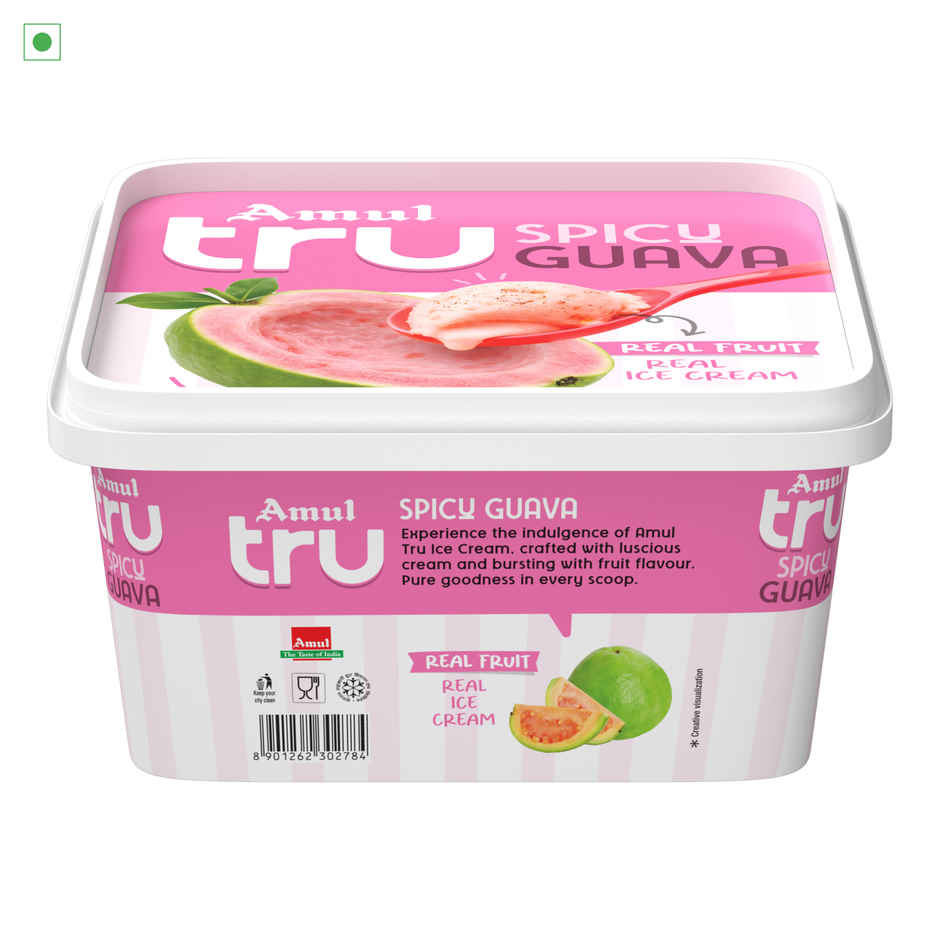 Amul Tru Spicy Guava Ice Cream Tub