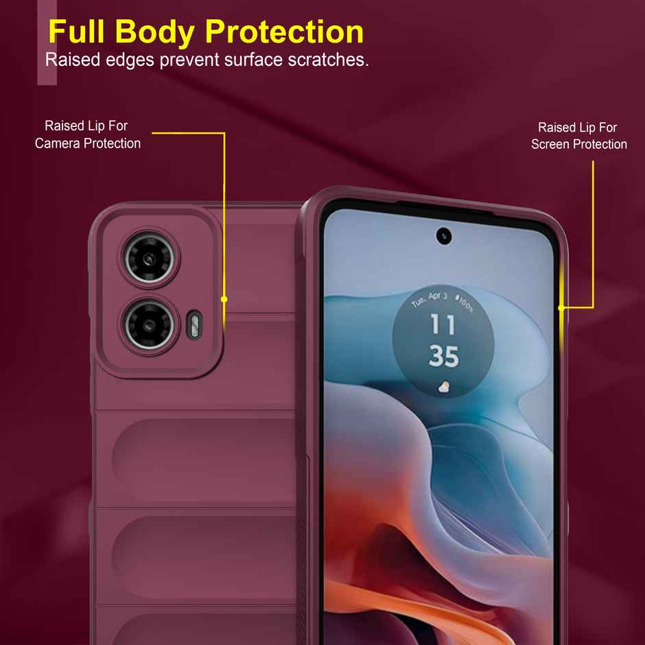 Zapcase Back Cover for Motorola G45 5G | Magic-Plum
