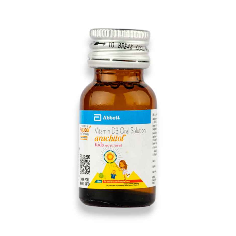 Arachitol 400IU/0.5ml Pineapple Flavour Paediatric  Oral solutionl  l Drop